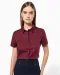 K532 - Dames stretch blouse korte mouwen Black