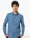 K512 - Herenoverhemd Denim Chambray Blue