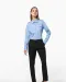 K506 - Damespilootoverhemd lange mouwen White