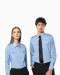 K505 - Herenpilootoverhemd lange mouwen White
