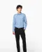 K505 - Herenpilootoverhemd lange mouwen White