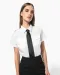 K504 - Damespilootoverhemd korte mouwen White
