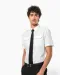 K503 - Herenpilootoverhemd korte mouwen White