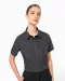 K544 - Dames Poplin Blouse Korte Mouwen White