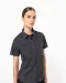 K544 - Dames Poplin Blouse Korte Mouwen White