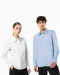 K541 - Heren poplin overhemd lange mouwen White