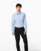 K541 - Heren poplin overhemd lange mouwen White