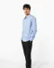 K541 - Heren poplin overhemd lange mouwen White