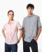 K536 - Dames Oxford blouse korte mouwen White