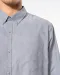 K535 - Heren Oxford overhemd korte mouwen White