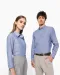 K533 - Heren Oxford overhemd lange mouwen White