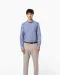 K533 - Heren Oxford overhemd lange mouwen White