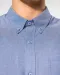 K533 - Heren Oxford overhemd lange mouwen White
