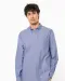 K533 - Heren Oxford overhemd lange mouwen White