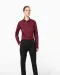 K530 - Dames stretch blouse lange mouwen Black