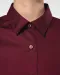 K530 - Dames stretch blouse lange mouwen Black