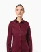 K530 - Dames stretch blouse lange mouwen Black
