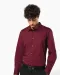 K529 - Heren stretch overhemd lange mouwen Black