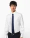 K522 - Getailleerd heren non-iron overhemd lange mouwen White