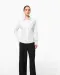 K510 - Damesblouse in popeline met lange mouwen White