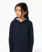K4014 - Sweater met contrasterende capuchon met motief Black / Skate Graffiti