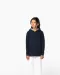 K4014 - Sweater met contrasterende capuchon met motief Black / Skate Graffiti