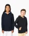K4014 - Sweater met contrasterende capuchon met motief Black / Skate Graffiti