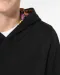 K4014 - Sweater met contrasterende capuchon met motief Black / Skate Graffiti