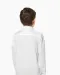 K521 - Kinder poplin overhemd lange mouwen White