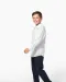 K521 - Kinder poplin overhemd lange mouwen White