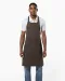 K885 - Katoenen schort met zak Dark Grey