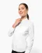 K514 - Damesblouse met "Mao" kraag lange mouwen White