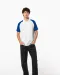 K226 - Polo baseball Black / White