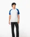 K226 - Polo baseball Black / White