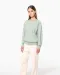 K481 - Damessweater BIO ronde hals raglanmouwen French Navy Heather