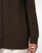 K479 - Sweatvest met capuchon Black