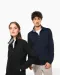 K456 - Herensweater met rits Black
