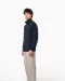 K456 - Herensweater met rits Black