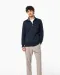 K456 - Herensweater met rits Black