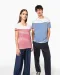 K3034 - Marine-T-shirt ronde hals Bio dames Navy / White Stripes