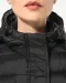 K6129 - Lichte damesparka met capuchon Black