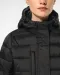 K6129 - Lichte damesparka met capuchon Black