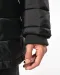 K6128 - Lichte herenparka met capuchon Black