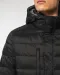 K6128 - Lichte herenparka met capuchon Black
