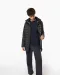 K6128 - Lichte herenparka met capuchon Black