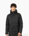 K6128 - Lichte herenparka met capuchon Black