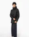 K6128 - Lichte herenparka met capuchon Black