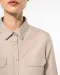 K591 - Damesoverhemd safari lange mouwen Beige