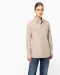 K591 - Damesoverhemd safari lange mouwen Beige