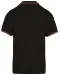 K250 - Polo korte mouwen Black / Red / White